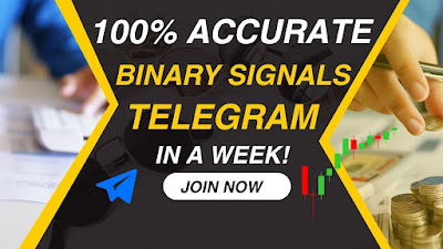 100% accurate binary signals telegram