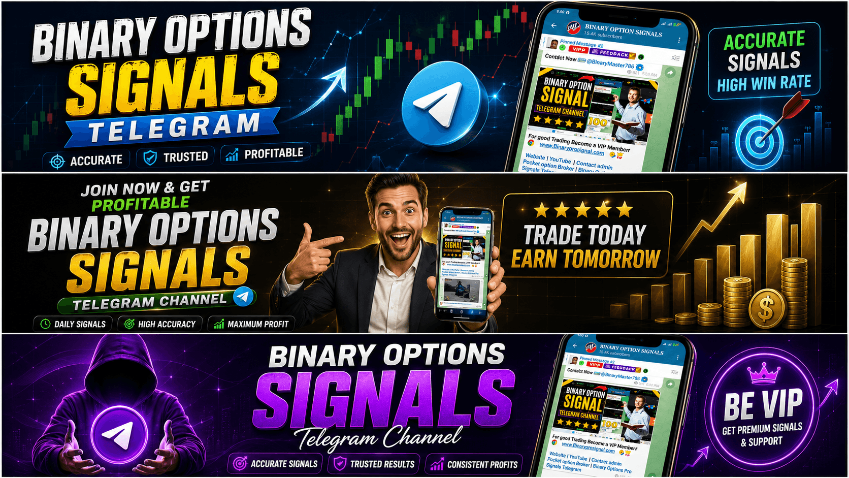 Binary Options Signals Telegram